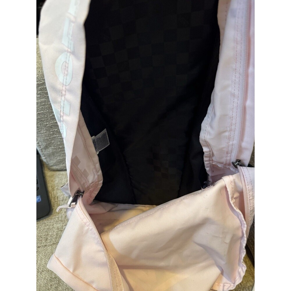 EUC Vans Sporty Realm Cloud Pink Checkerboard Backpack - Picture 4 of 5